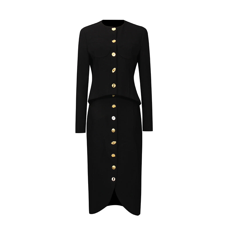 Women's Classic Style Two-piece Summer Round Neck Suits