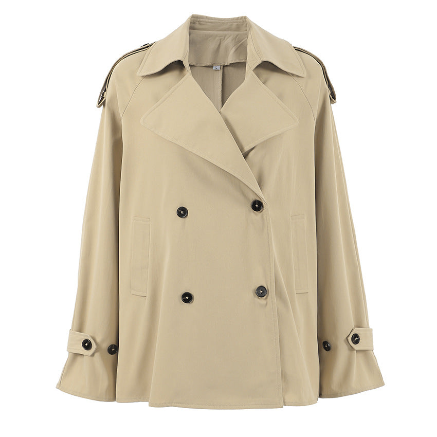 Women's Long Sleeve Lapel Slimming High-grade Autumn Coats