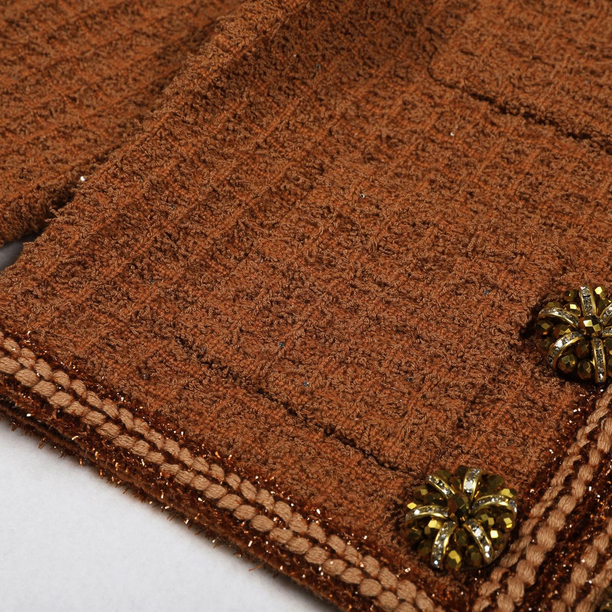 Quality Knitted Classic Style Half-length Outfit Suits