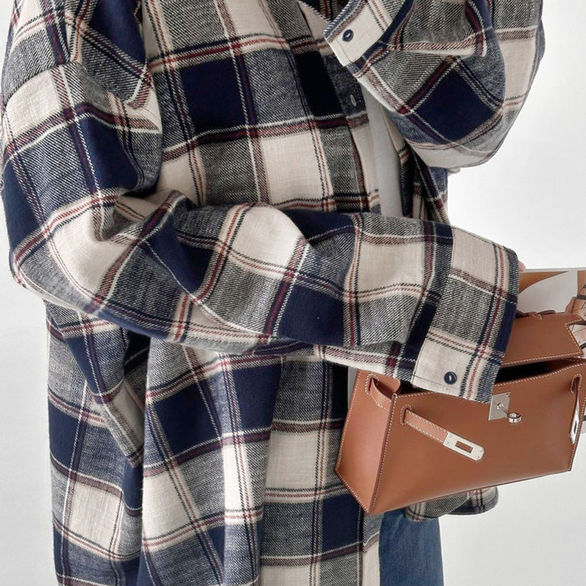 Long Sleeve Shirt Loose Casual Style Blouses