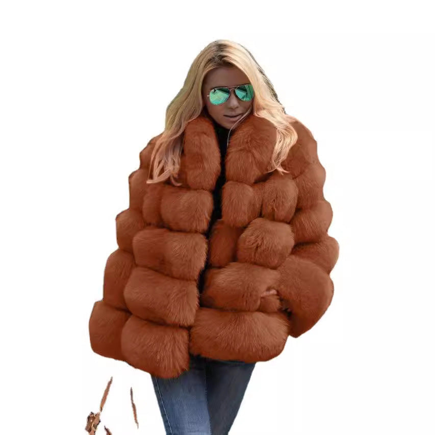 Winter Thick Loose Commuter Solid Color Coats