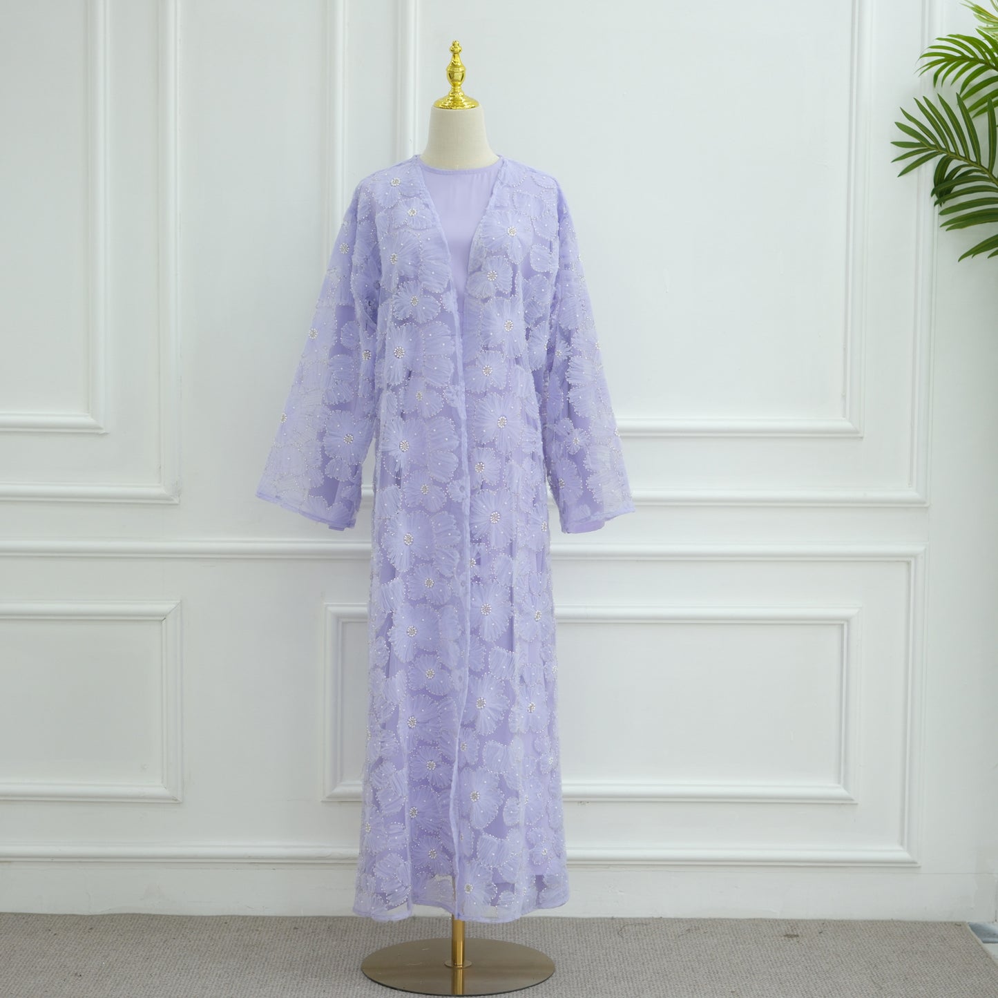 Classic Popular Stylish Three-dimensional Flower Beaded Dresses
