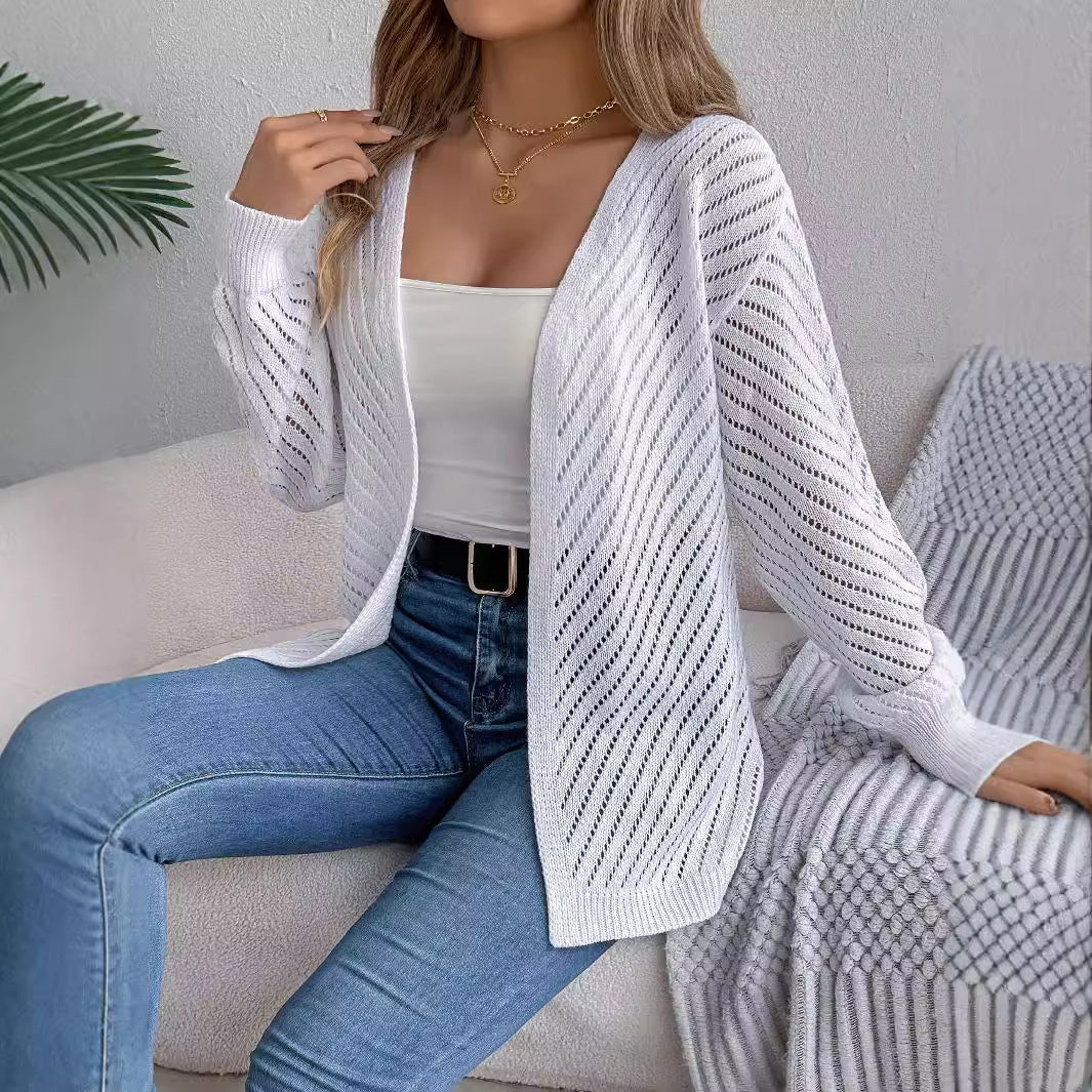 Beautiful Fashion Charming Casual Solid Color Cardigans