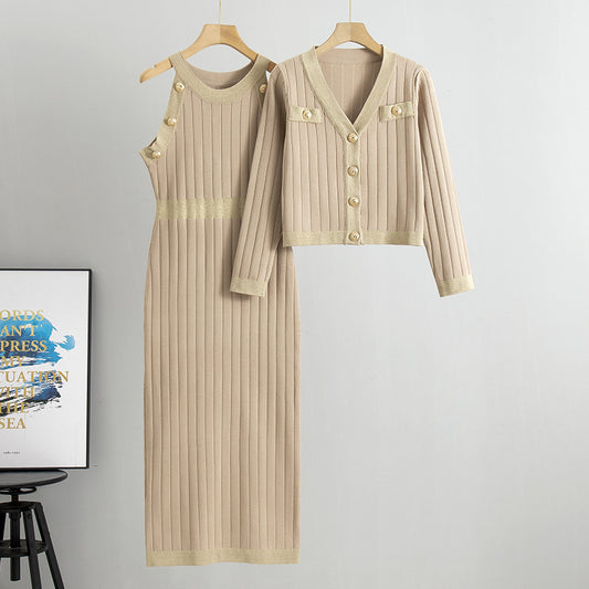 Temperament High Waist Fashion Two-piece Set Suits