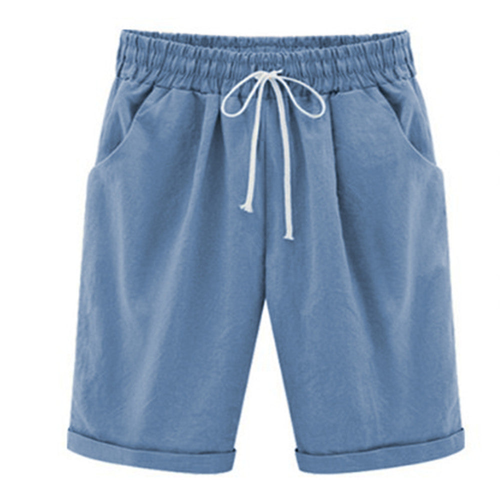 Women's Thin Outer Wear Middle Large Fat Pants
