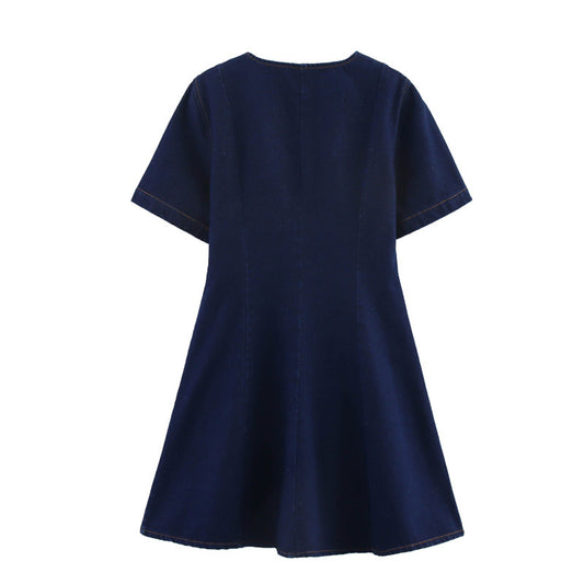 Women's Spring Casual Denim Simple Elegant Dress Dresses