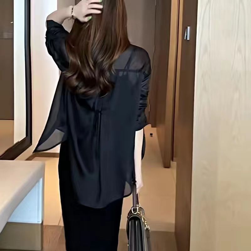 Women's Summer Niche Design Sun Protection Shirt Blouses