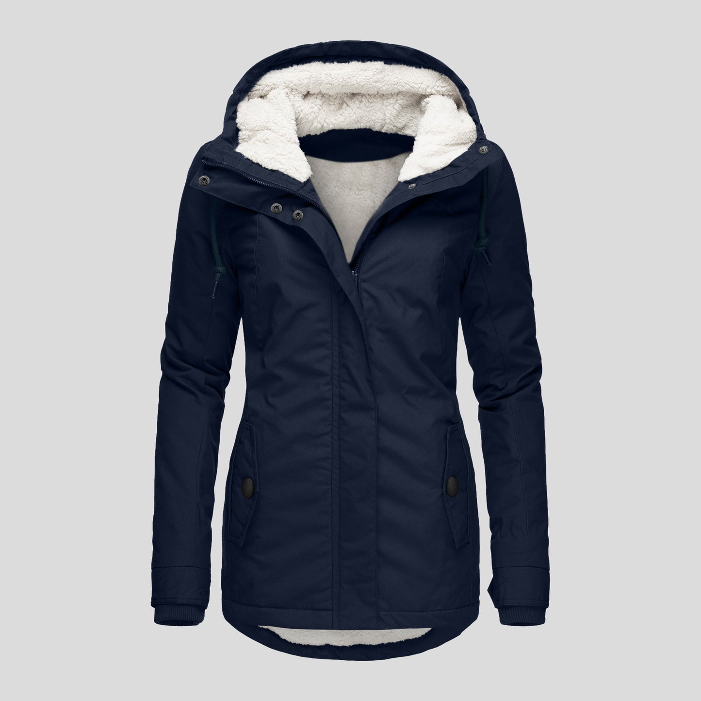 Women's Winter Thickened Cotton Padded Parka Warm Coats