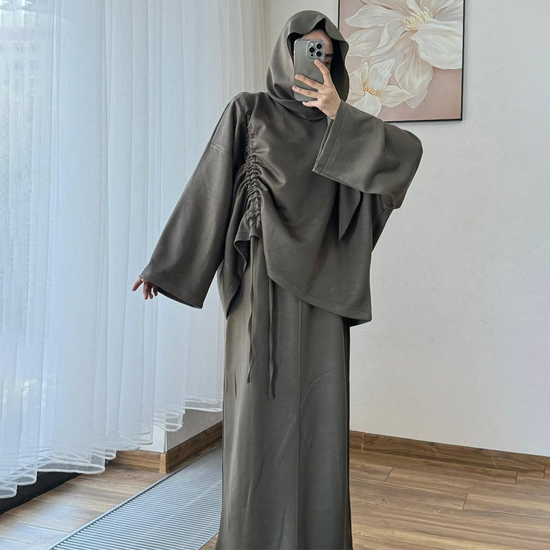 Women's Spring Solid Color Long Sleeve Peplum Suits