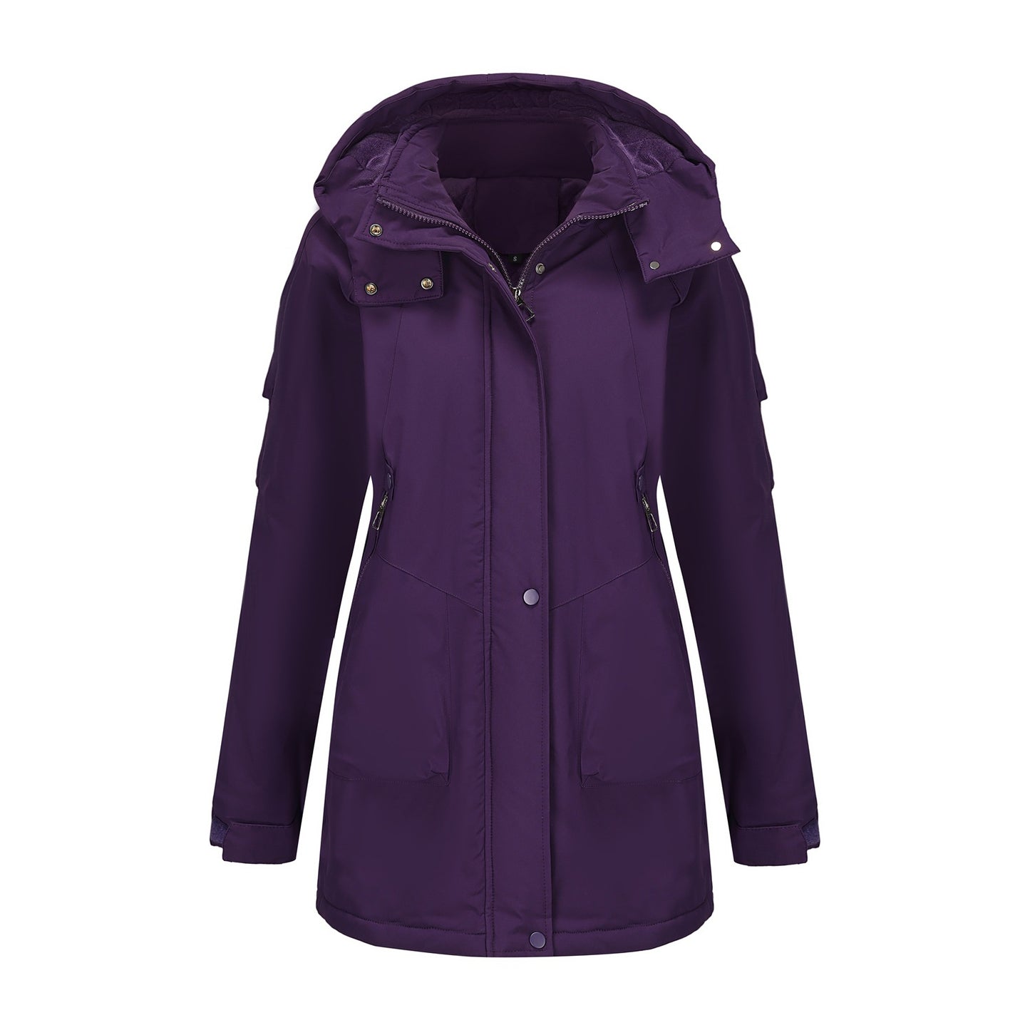 Women's Detachable Windproof Warm Mountaineering Casual Shell Coats