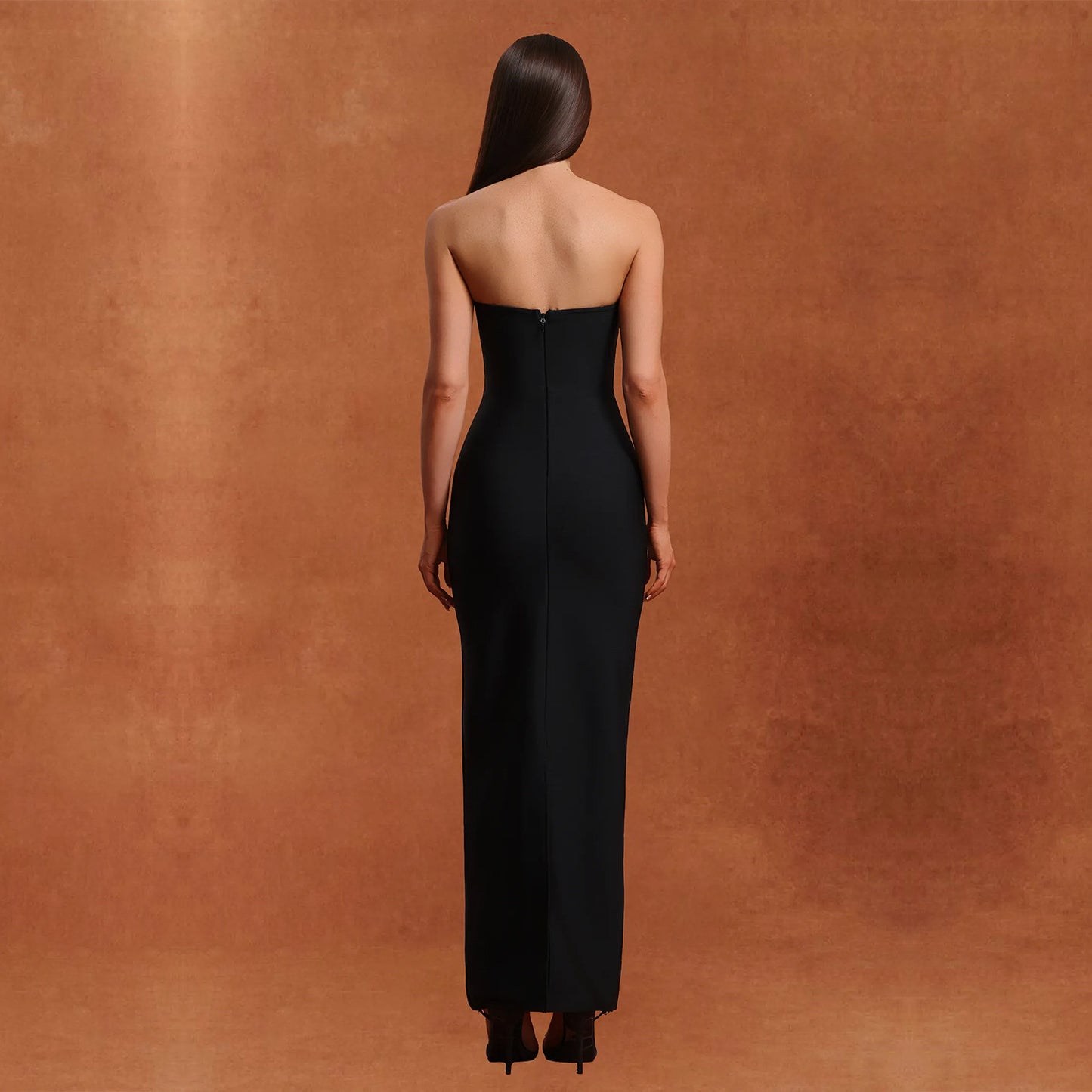 Women's Fashion Wear Sexy Tube Hot Drilling Dresses