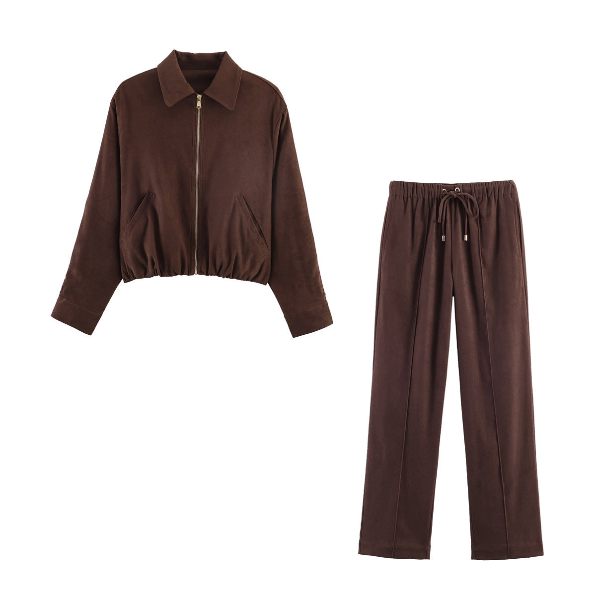 Unique Women's Autumn Collar Trousers For Fashion Casual Suit