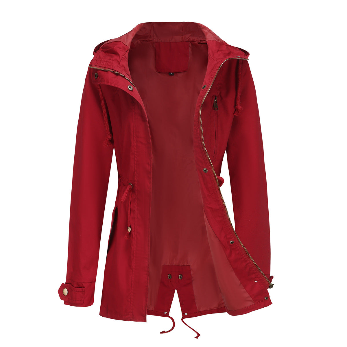 Women's Cotton Anorak Loose Solid Color Coats