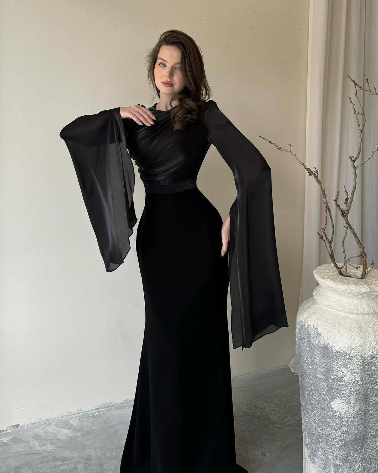 Women's Batwing Sleeve Dress Slim Fit Affordable Dresses