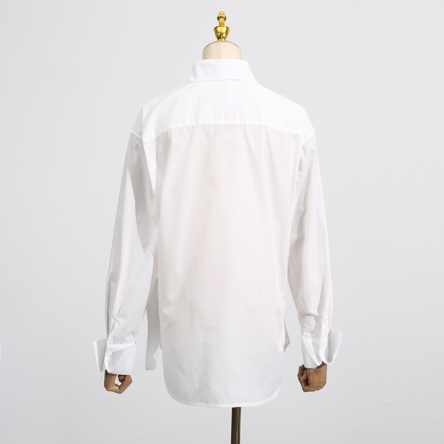 Women's Fashion Temperament Leisure Style Pleated Design Tops