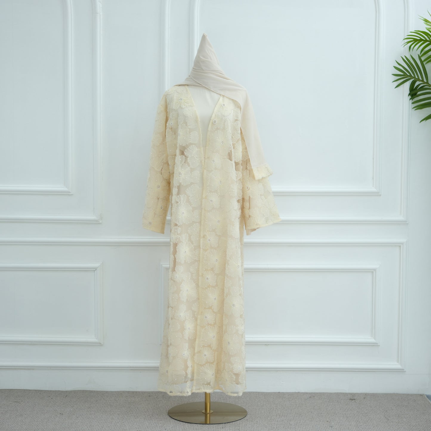 Classic Popular Stylish Three-dimensional Flower Beaded Dresses