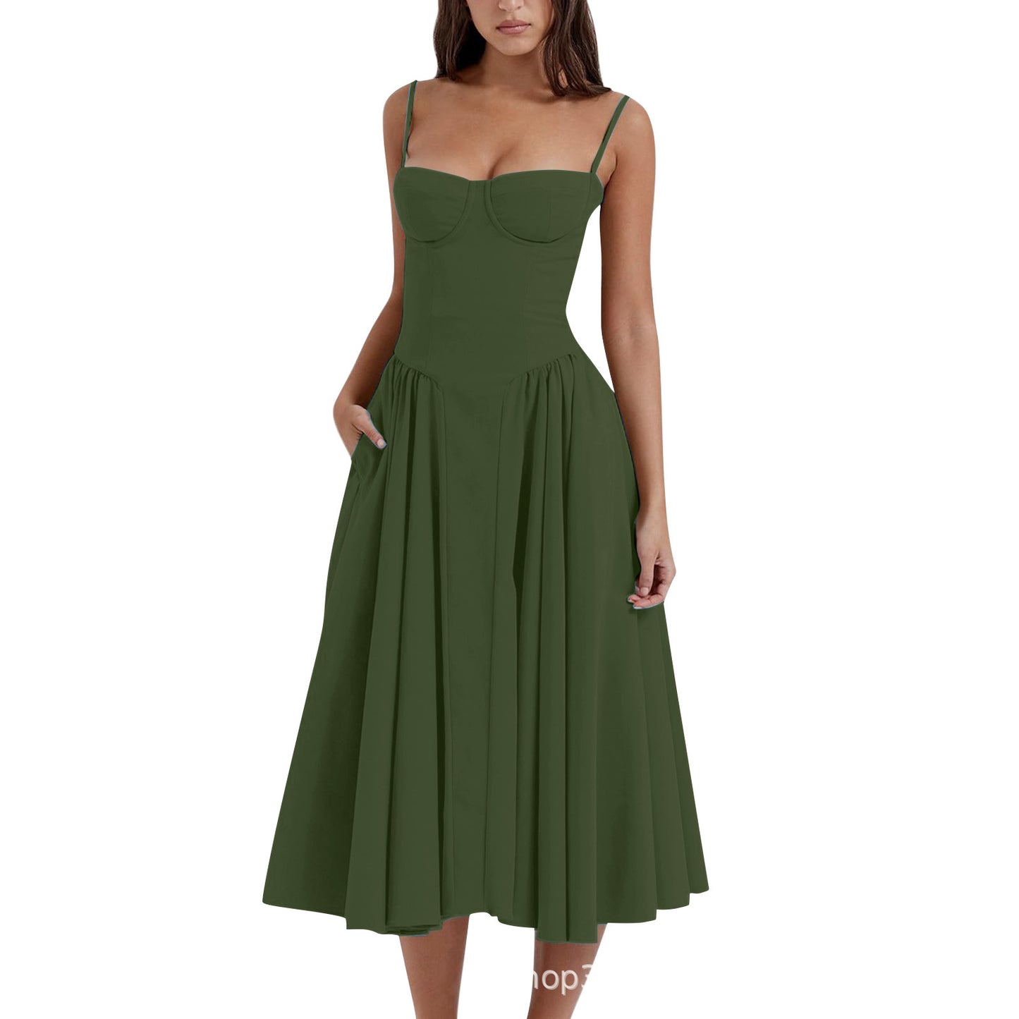 Women's French Retro Long Dress Court Style Dresses