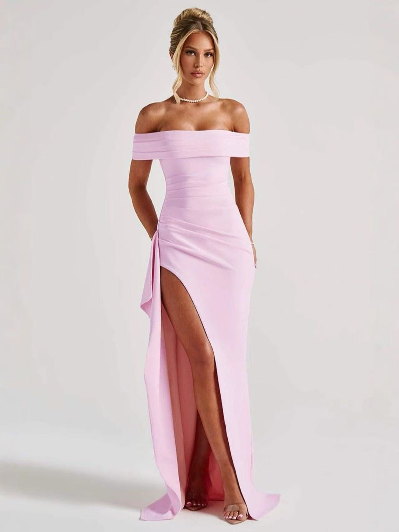 Women's Summer Elegant Party Split Fashion Sexy Dress