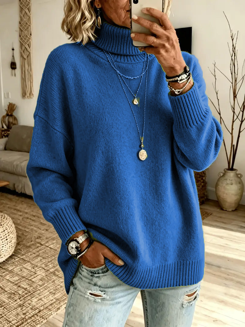 Women's Lazy Solid Color Elegant Split Loose Clothing