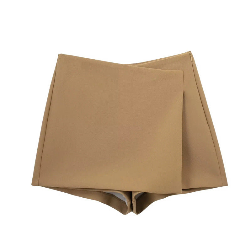 Spring Asymmetric Fashion Western Style Culottes Shorts