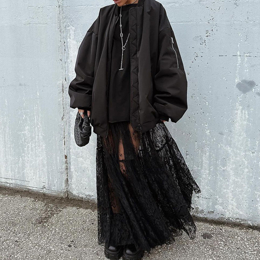 Women's Sexy Lace High Waist Commuter Fashion Skirts