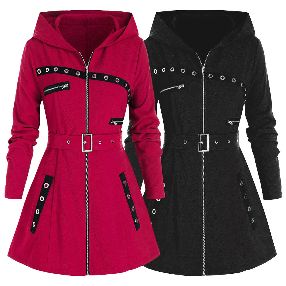 Women's Versatile Elegant Long Sleeve Hooded Coats