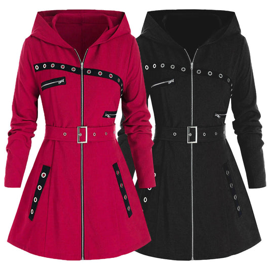 Women's Versatile Elegant Long Sleeve Hooded Coats