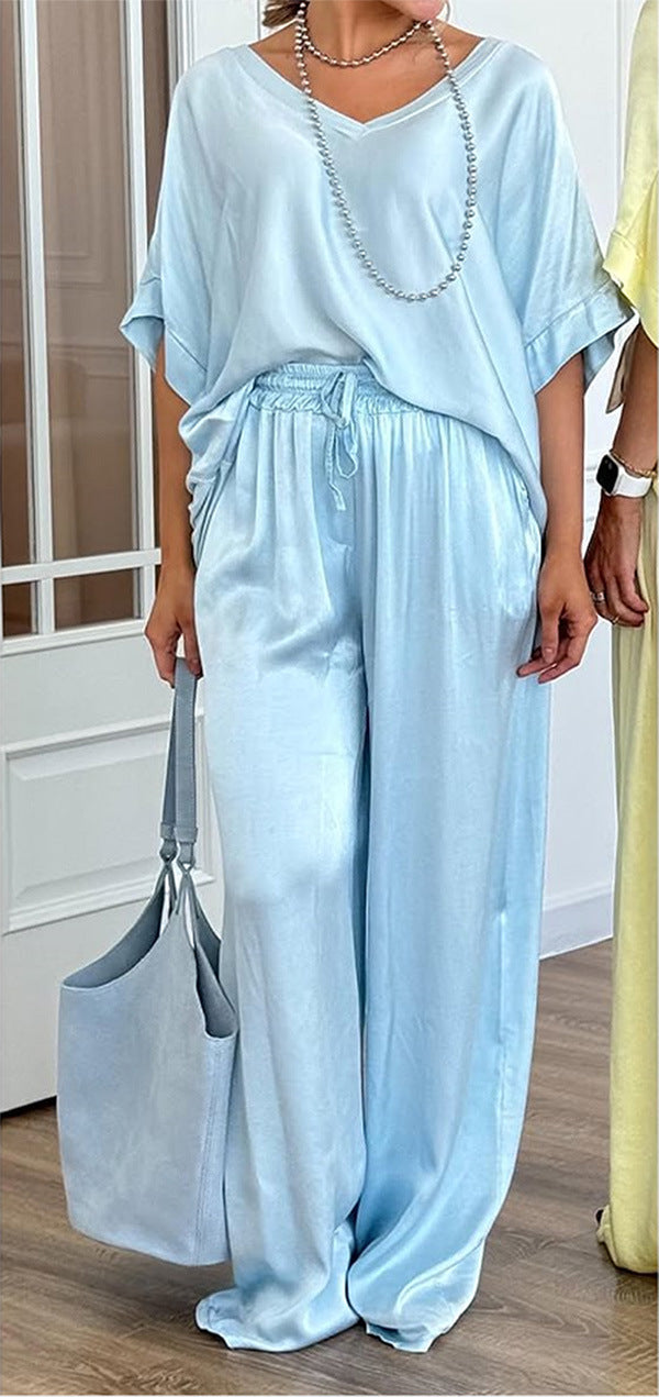 Women's Collar Solid Color Loose For Fashion Casual Suit