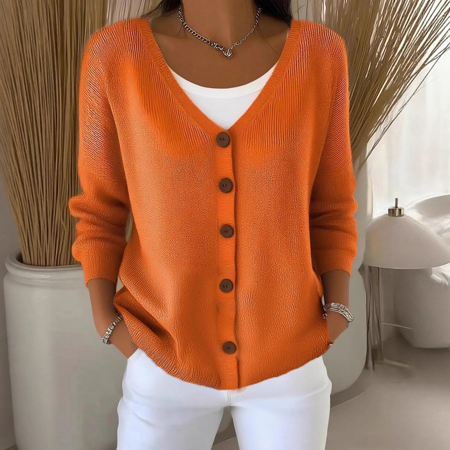 Durable Women's Knitted Casual Fashion For Cardigans