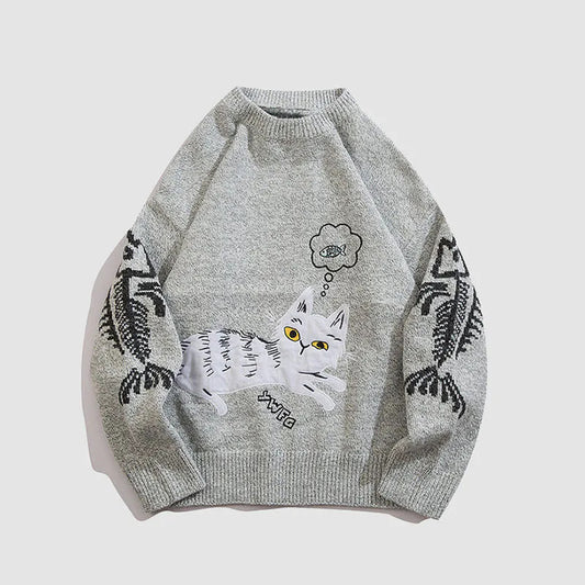 Women's & Men's & Street Gothic Autumn Pullover Knitwear