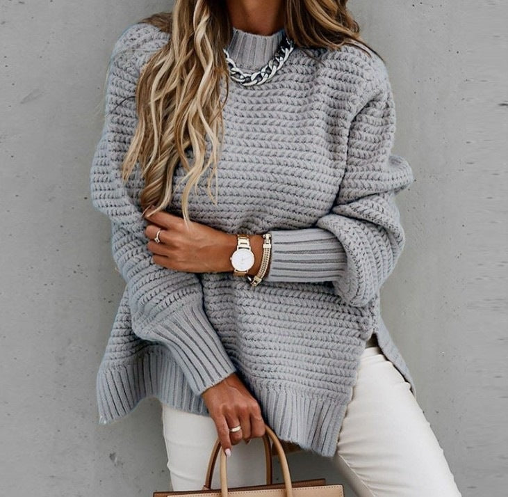 Women's Loose Lazy Style Long Sleeve Pullover Women's Sweater