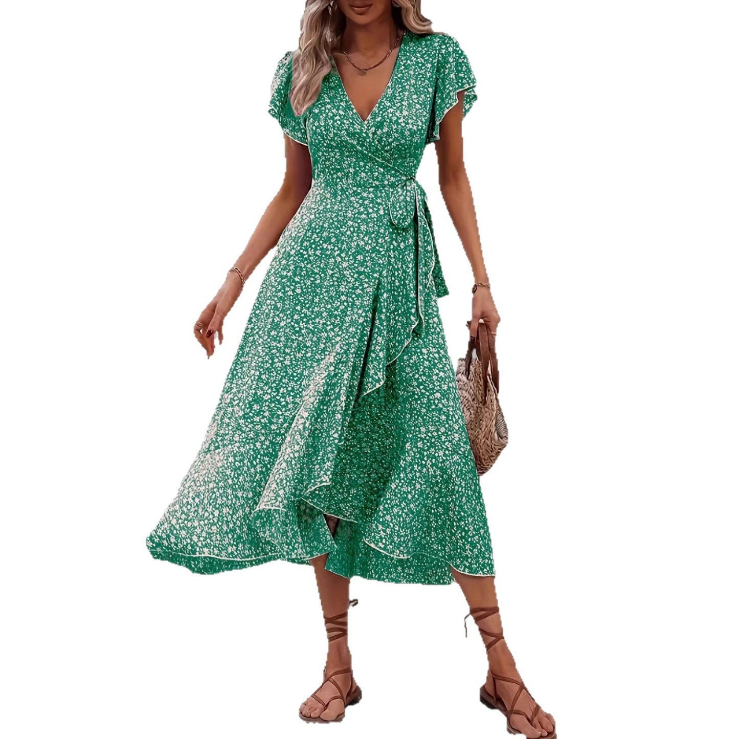 Women's Summer Belt Wrap Sexy Bohemian Expansion For Dress