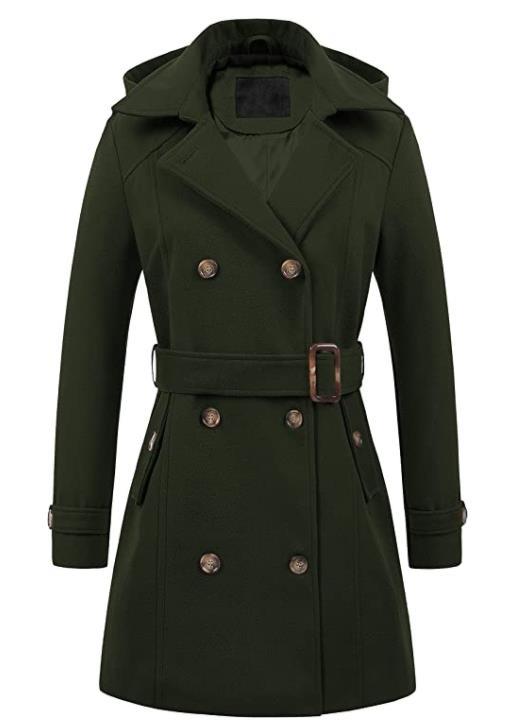 Women's Stylish Hot Single Woolen Hooded Coats