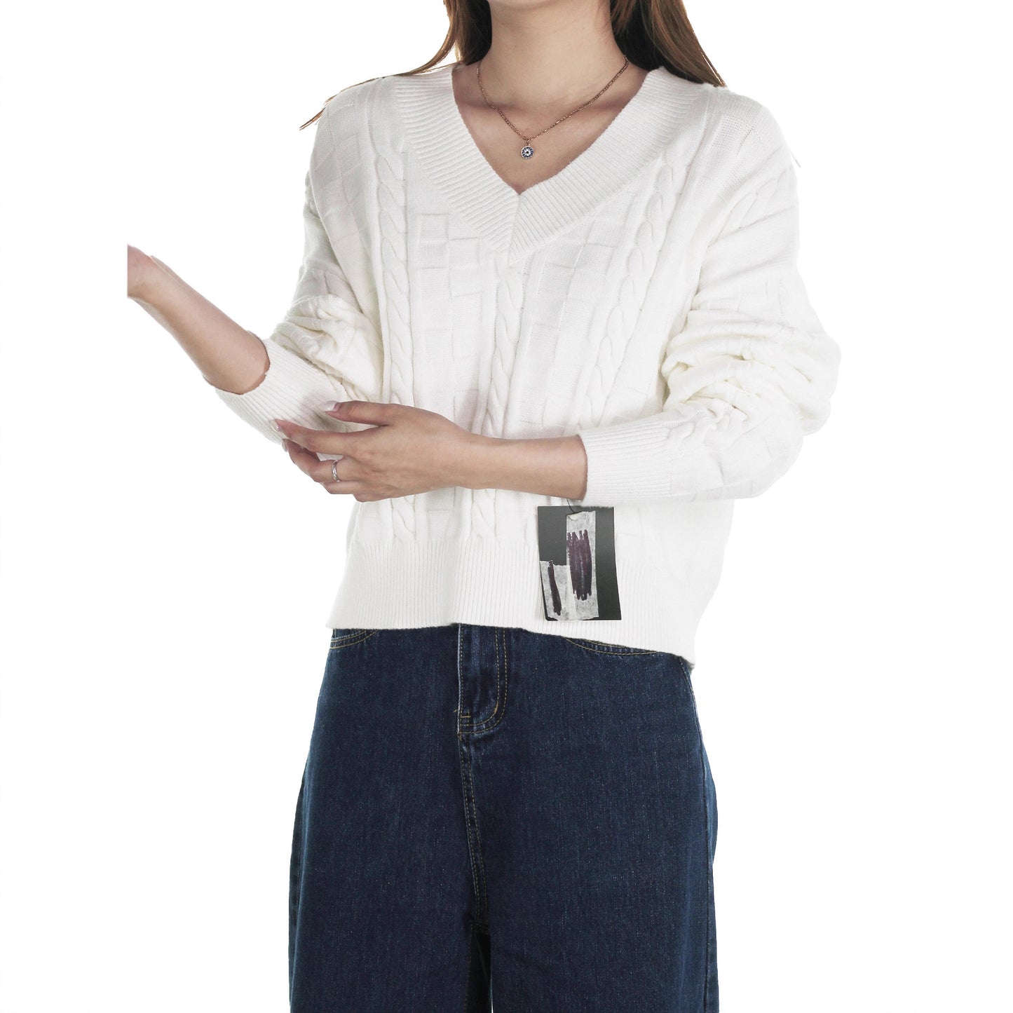Innovative Elegant Classic Long Sleeve Pullover Women's Sweater