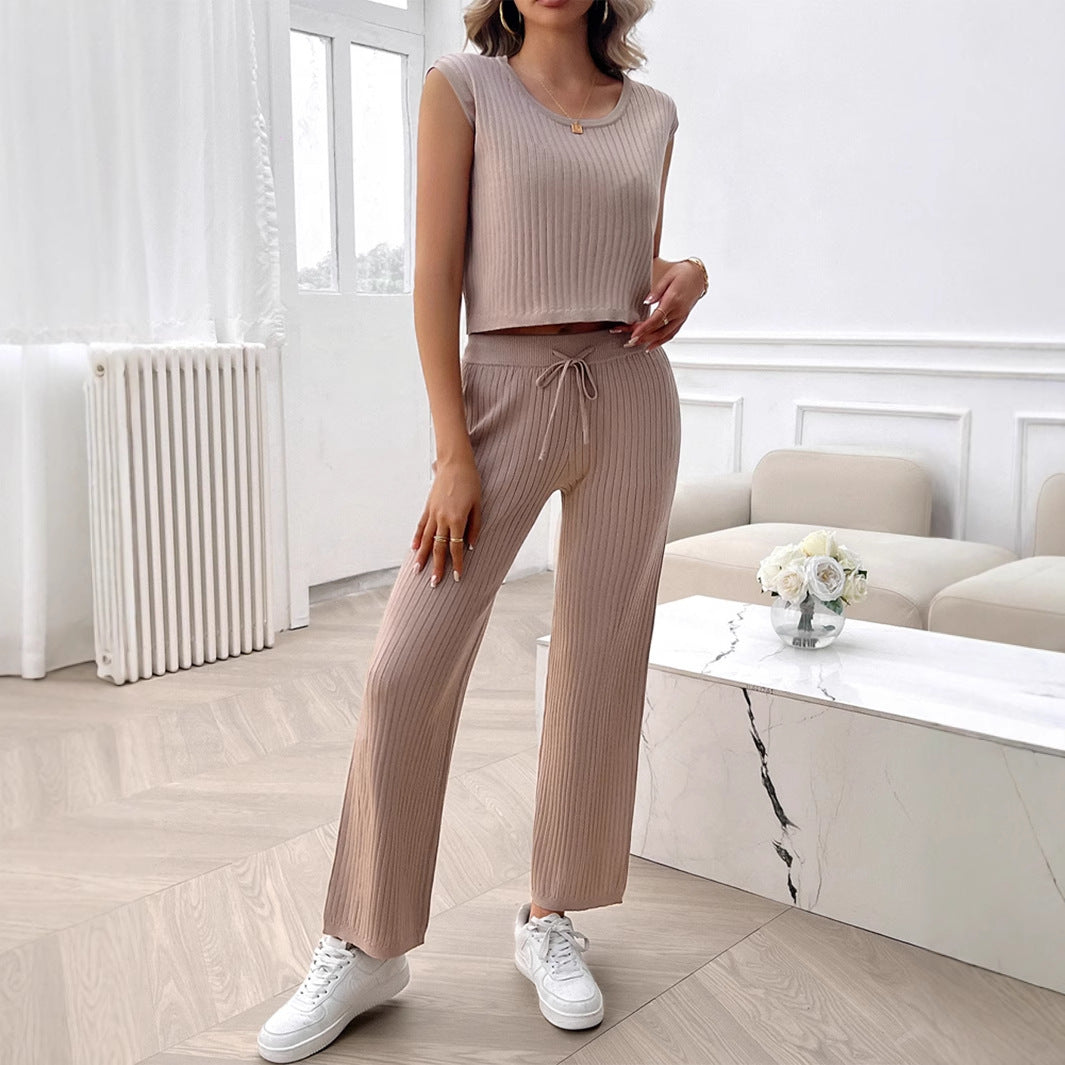Women's Leisure Vacation Slim Fit Sleeve Shorts