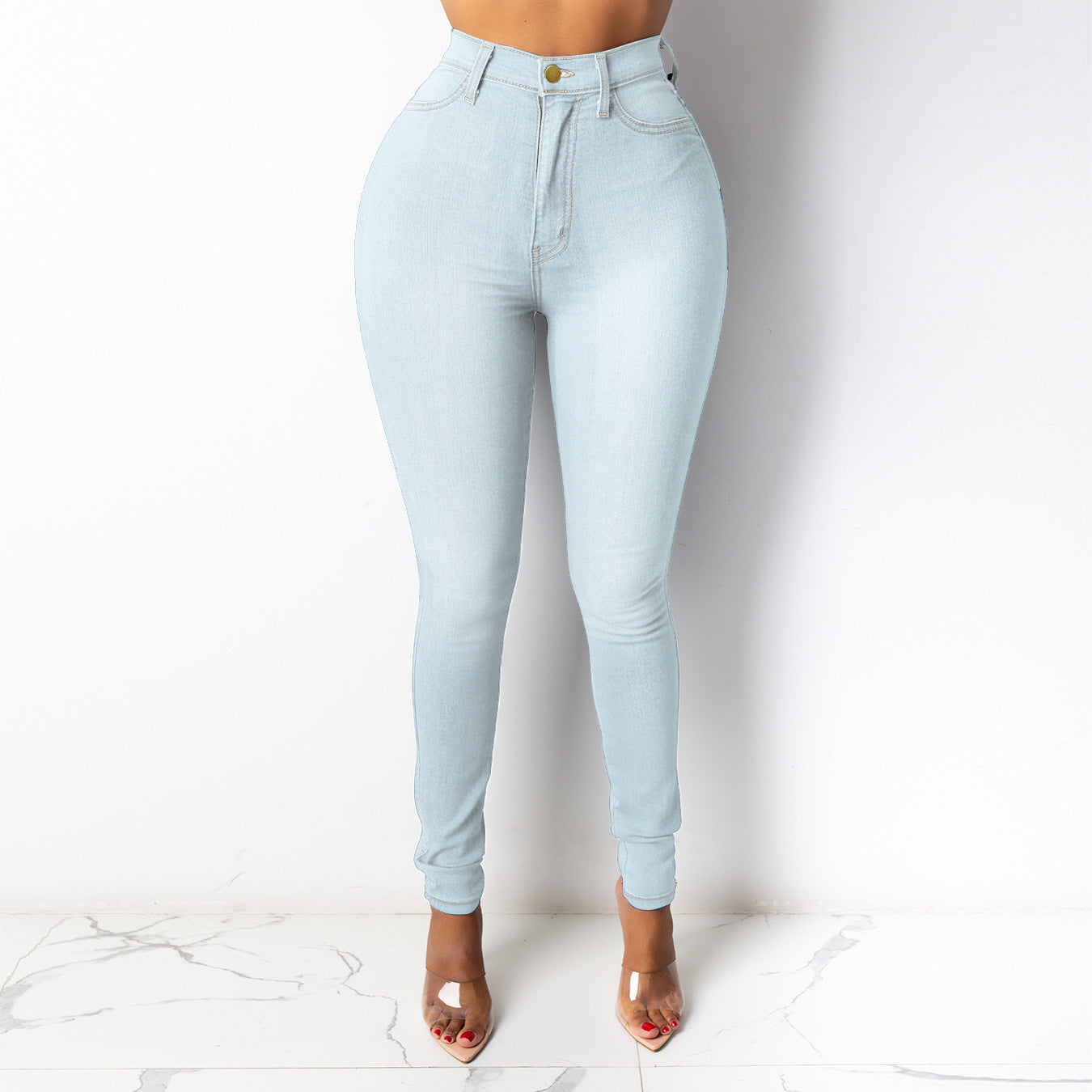 Women's High Waist Slim Fit Pencil Pants