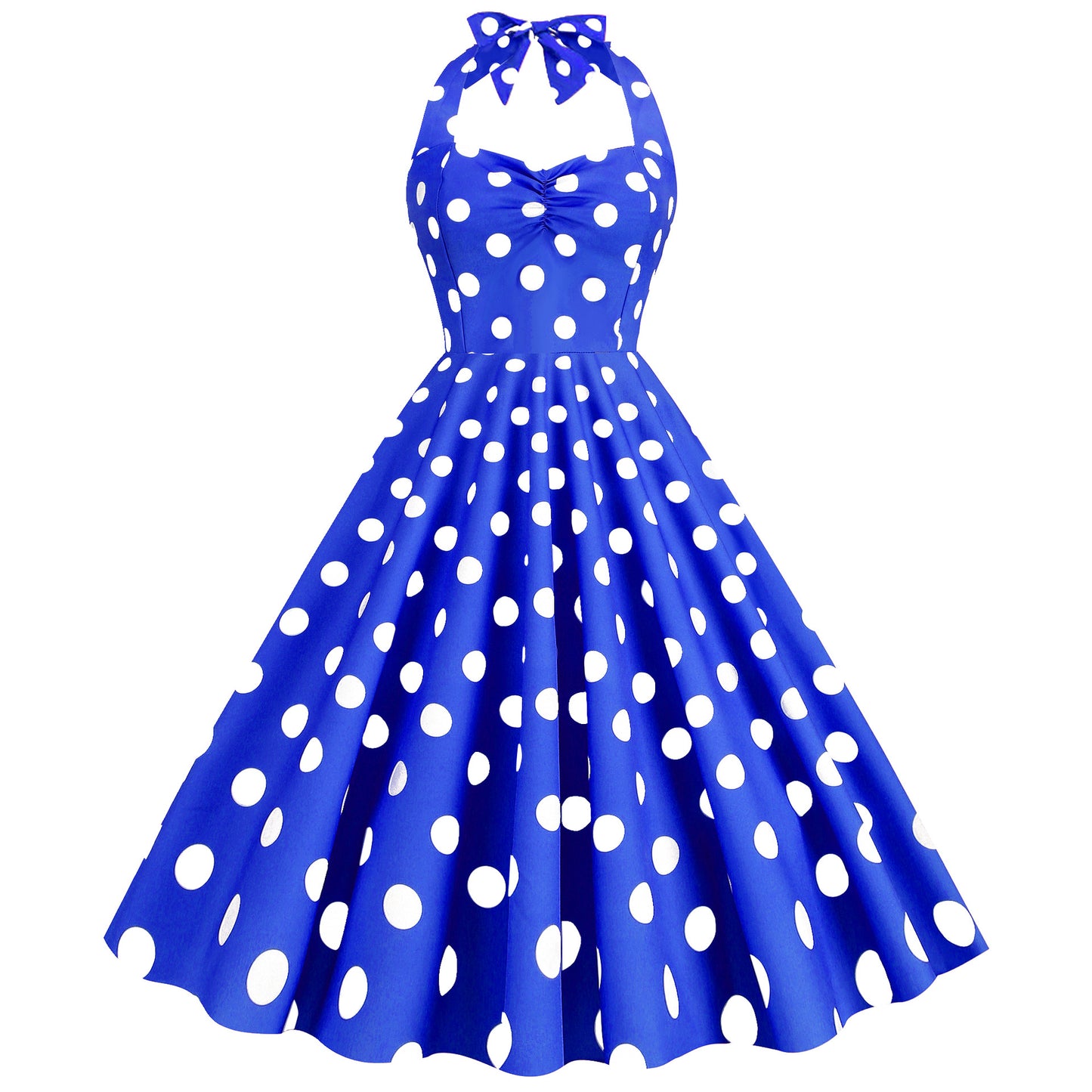 Retro Hepburn Style Slimming Large Hem Dresses
