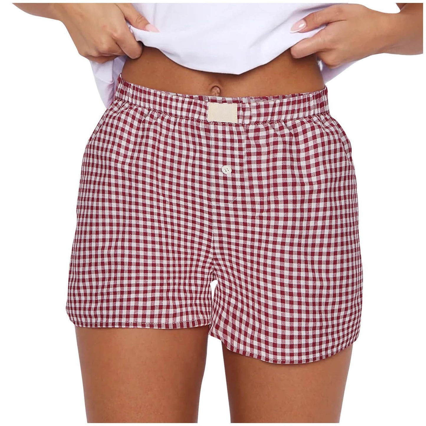 Women's Summer Casual Comfortable High Waist Loose Wide Shorts