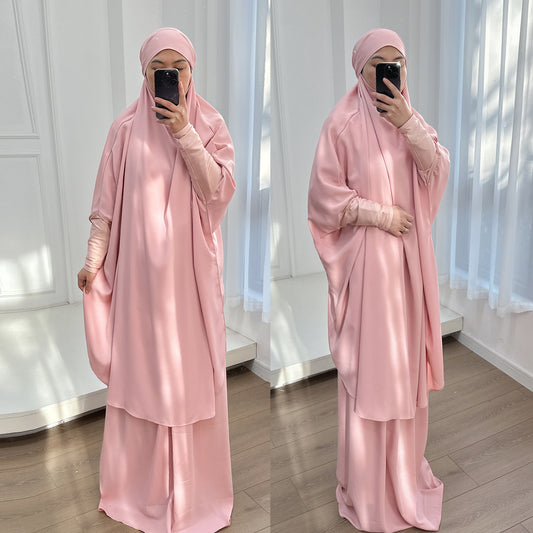 Attractive Large Swing Solid Color Two-piece Suits