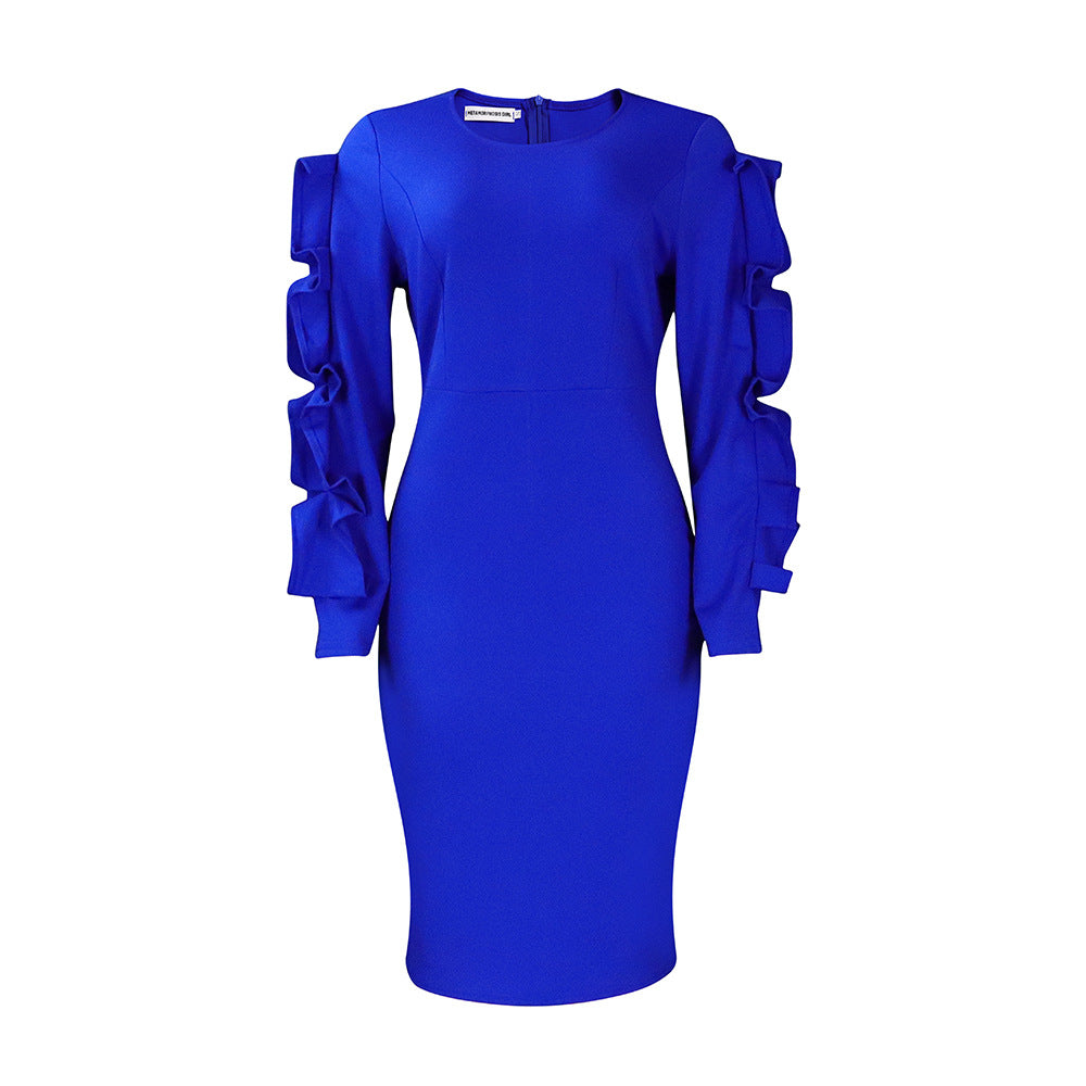 Women's Fashion Temperament Ol Elegant African Long Dress