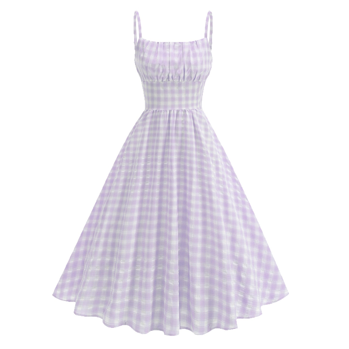 Wear Fresh British Lattice Strap High Dresses