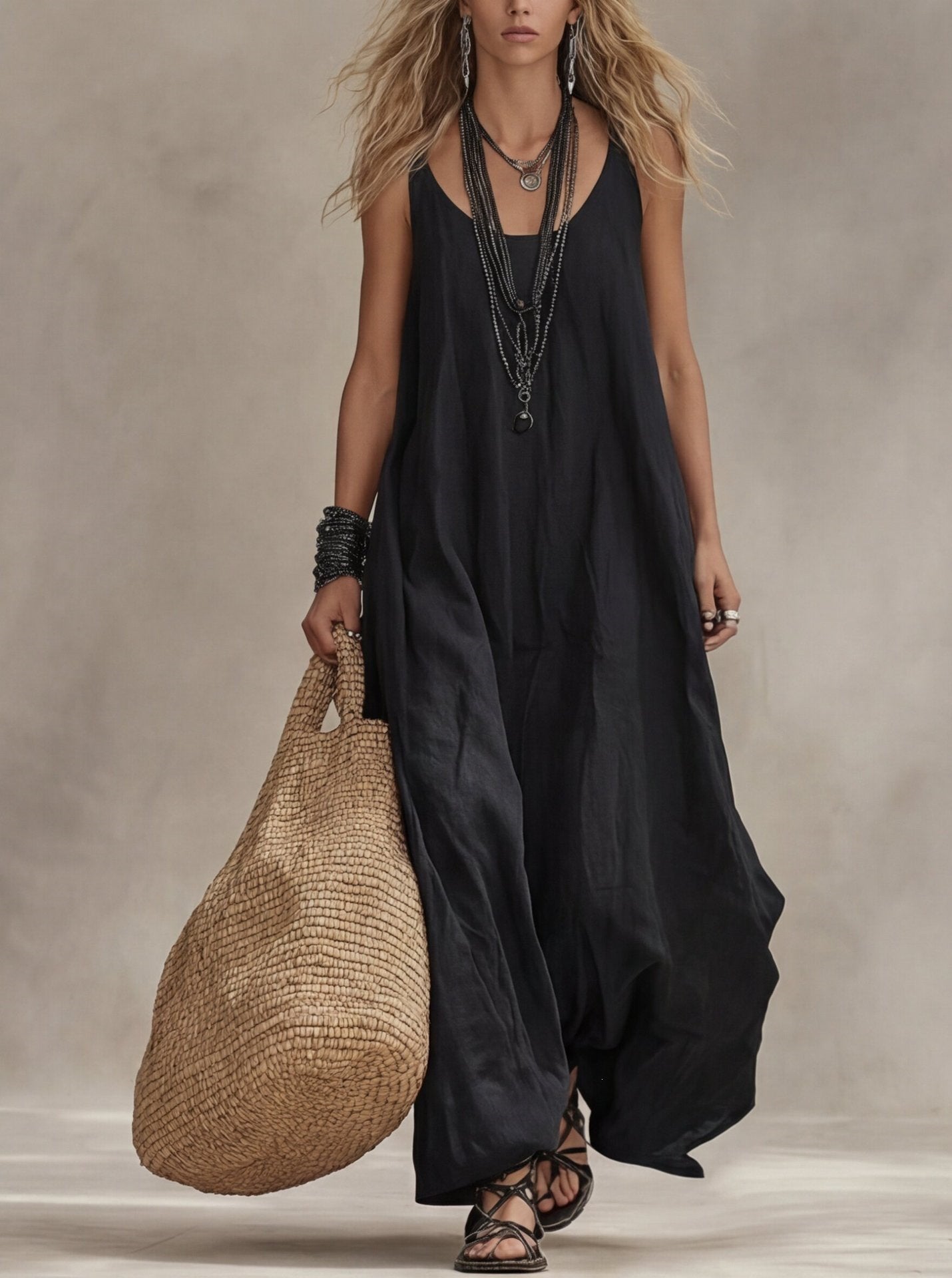 Classic New Women's Bohemian Casual Retro Dress