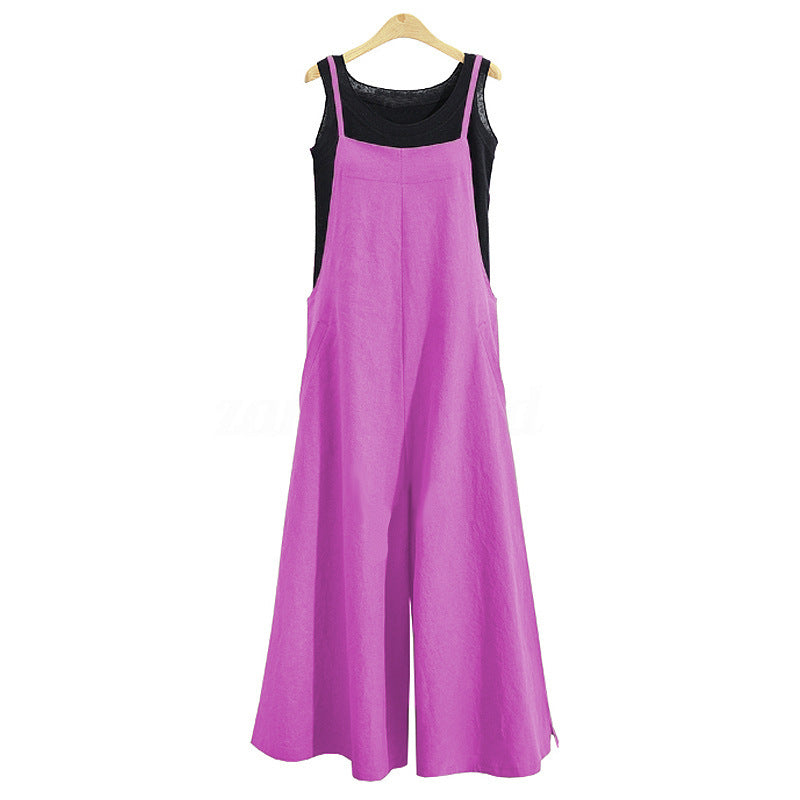 Women's Fashion Elegant Loose One-piece Casual Pants