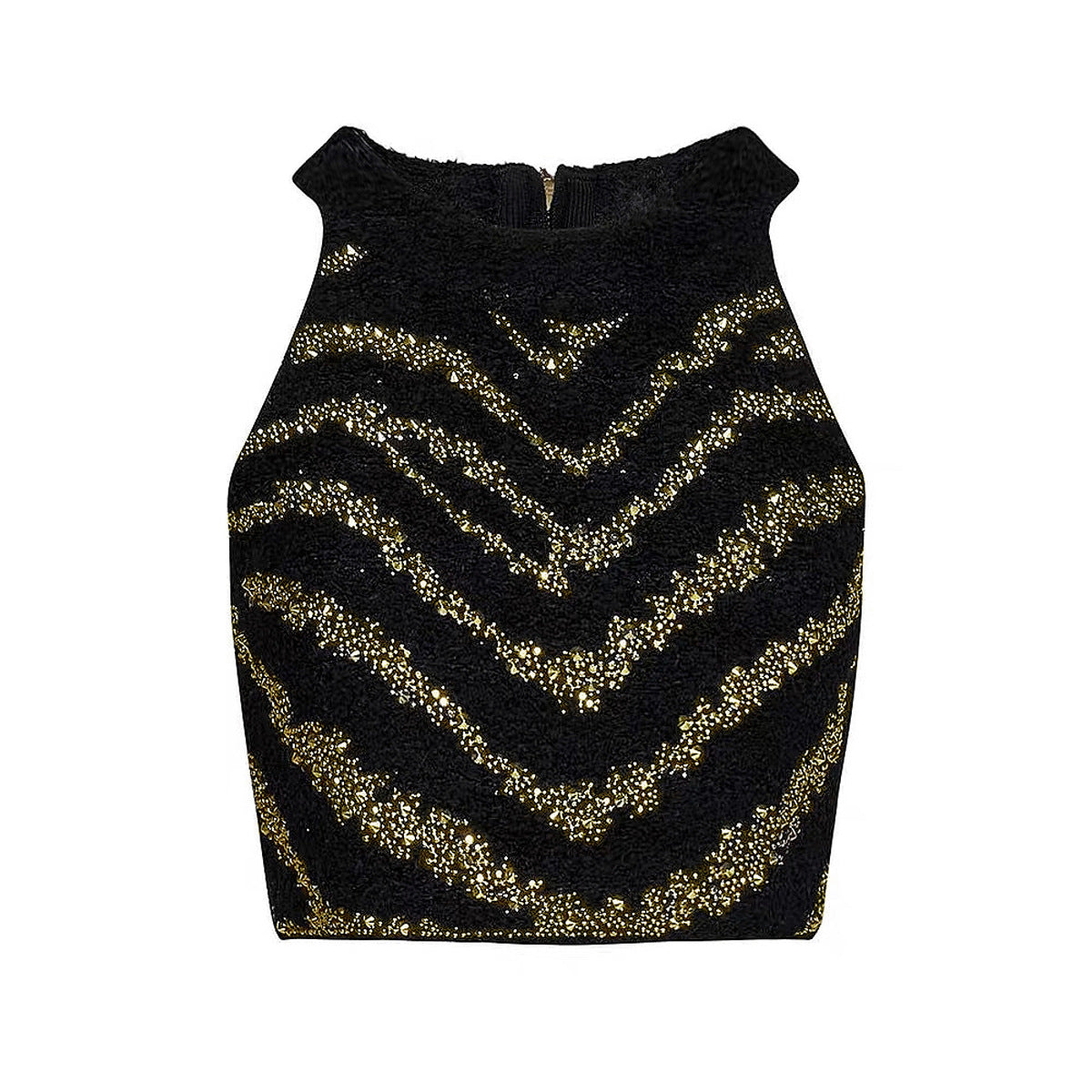 Summer Rhinestone Black Temperament Commute High Suits