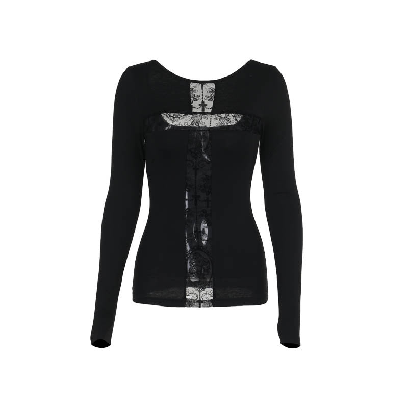 Women's Street Style Long Sleeve Cross Color Blouses