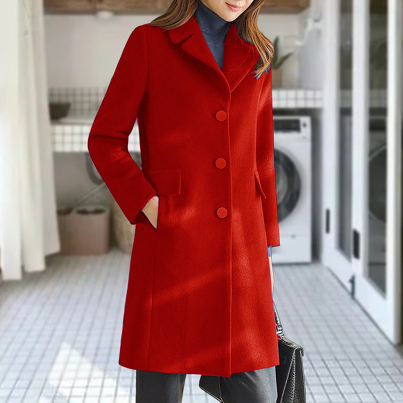 Women's Slouchy Fashion Innovative Pretty Woolen Coats