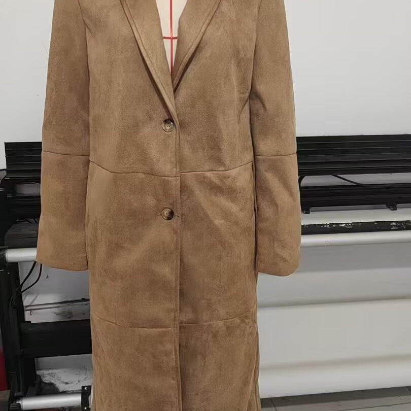 Women's Comfortable Glamorous Fashion Casual Suede Coats