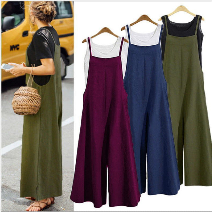 Women's Attractive Trendy Loose One-piece Casual Pants