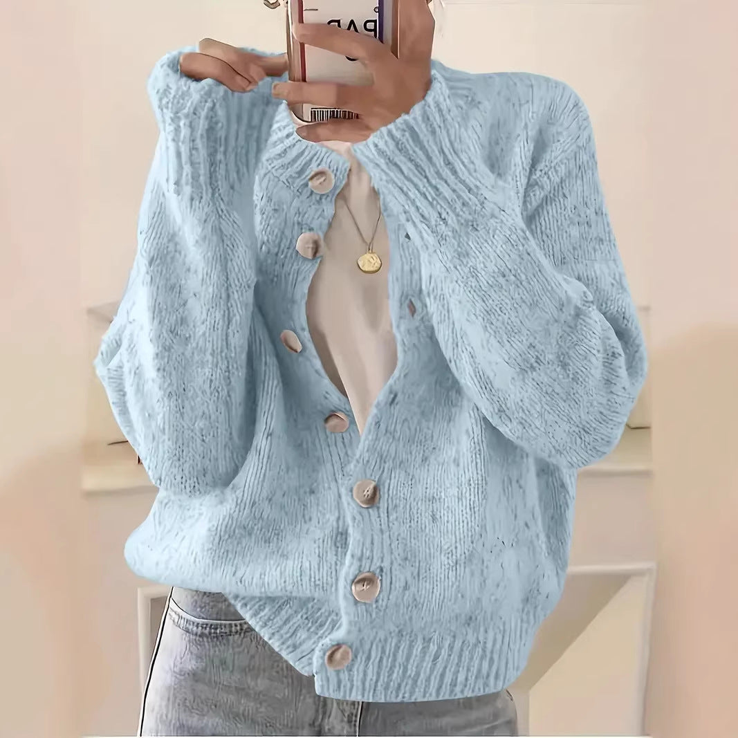 Women's Atmosphere Mixed Color Dots Gentle Simple Sweater