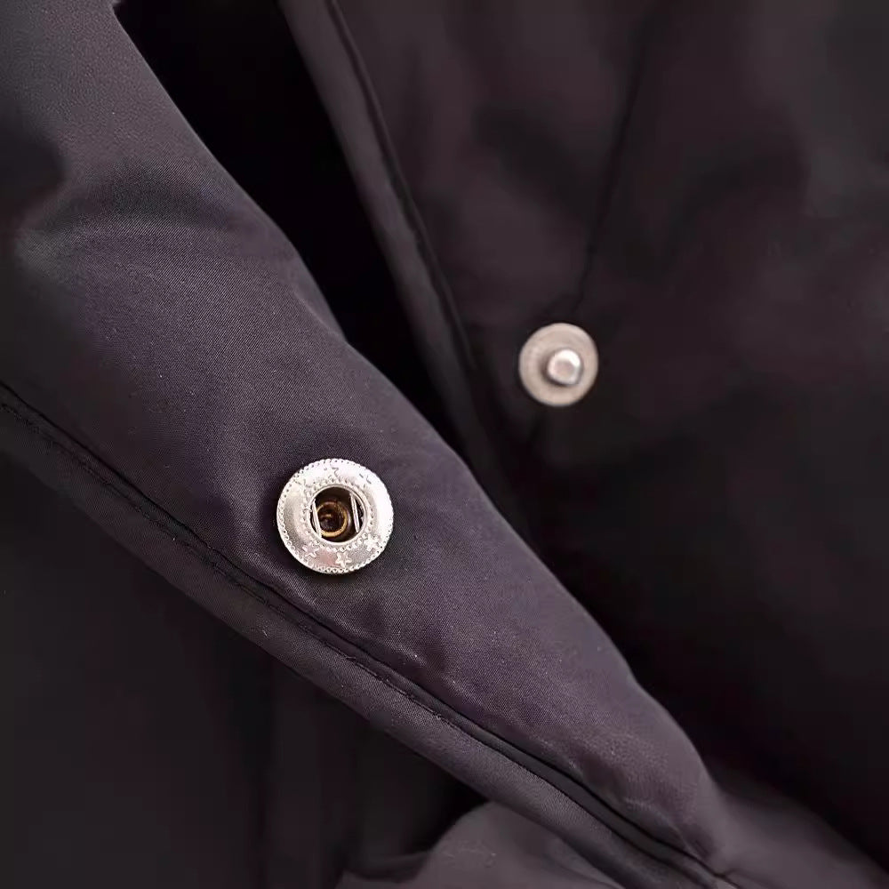 Women's Autumn Hooded Home Leisure Loose Cotton Coats